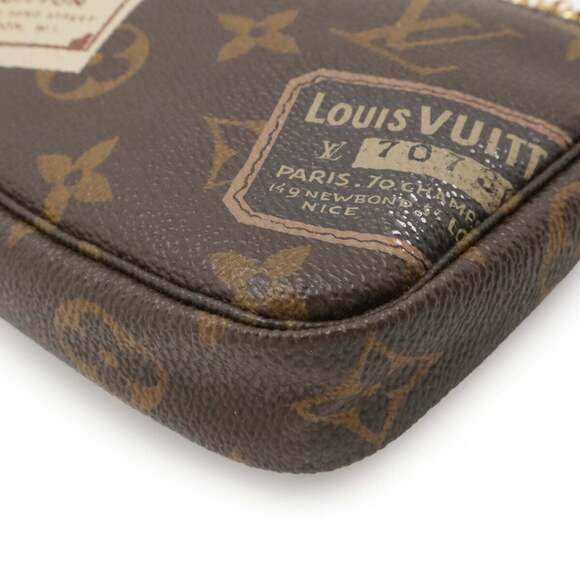 LOUIS VUITTON Authentic Brown Monogram Pochette Pouch - Picture 4 of 8